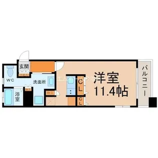 NSZEAL大曽根【8階】の間取り