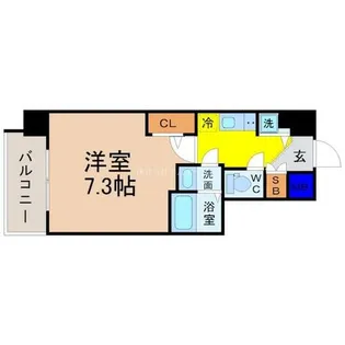 エスリード千種パークフロント【8階】の間取り