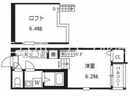ハーモニーテラス清水Ⅵ【1階】の間取り