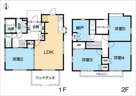 兵庫県神戸市垂水区神陵台9丁目【一戸建】の間取り