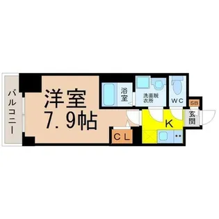 エスプレイス上前津レガシー【6階】の間取り