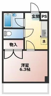 プチメゾン【205号室】の間取り