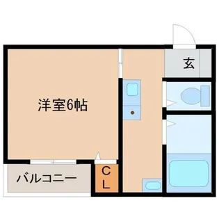 アイリス大物【2階】の間取り