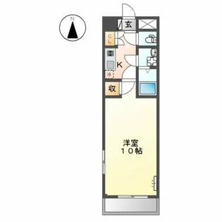 ウィン・ベルⅢ【1階】の間取り