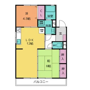 エクセル原【1階】の間取り