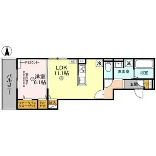 GRAMM深草サウス【3階】の間取り
