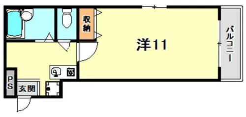 アメニティ大倉山【2階】の間取り