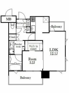 エンクレスト博多PREMIER【3階】の間取り