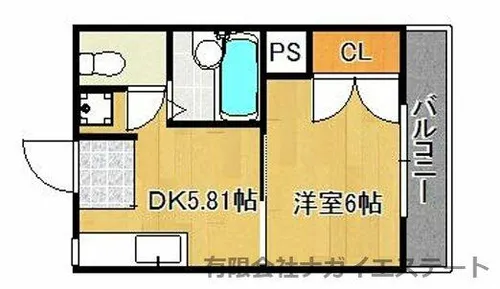 ヒューマンハイツⅡ【202号室】の間取り