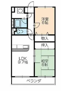 エバードリーム【1階】の間取り