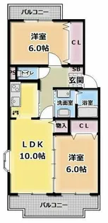 K・ピアッチェーレ門真南【3階】の間取り