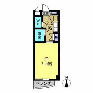 アーバンフジ【3B号室】の間取り