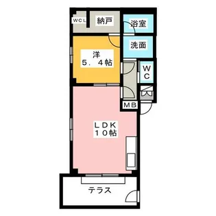 CASA FELICE (カーサフェリーチェ)【1階】の間取り