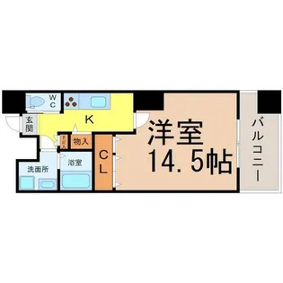 M・Mレジデンス【8階】の間取り