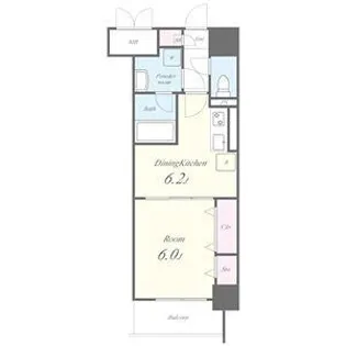 ル・ソレイユ【8階】の間取り