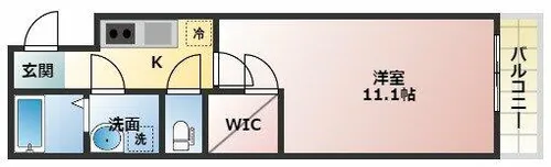 フジパレス摂津正雀ノース【2階】の間取り