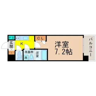UURコート名古屋名駅【2階】の間取り