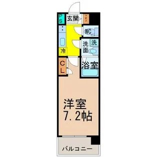 UURコート名古屋名駅【6階】の間取り