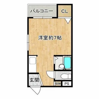 コーポ片町【4階】の間取り