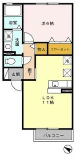 メゾン・ド・ソレイユK【1階】の間取り