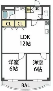 インフィルドハイツ【8階】の間取り