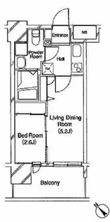 グランフォーレ呉服町【8階】の間取り