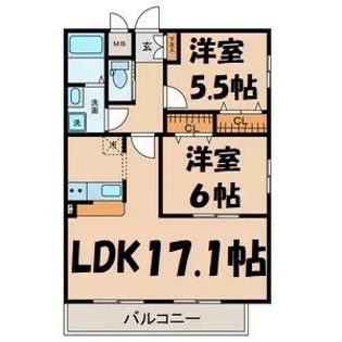 プレシャス星が丘山手【3階】の間取り