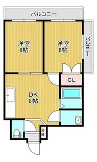 コンフォルト福田【2階】の間取り