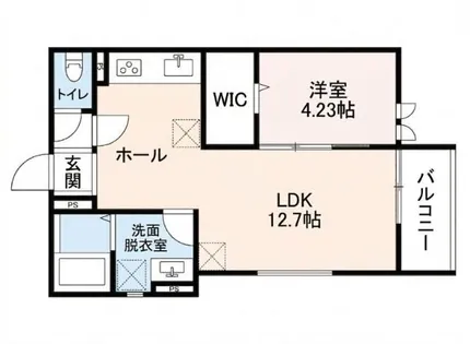 MAISON LUNA(メゾン ルナ)【103号室】の間取り