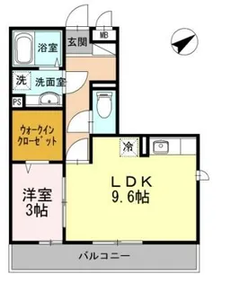 アーク土山【3階】の間取り