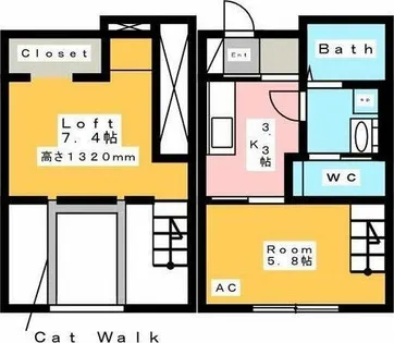 MOFZ VILLA 今川【1階】の間取り