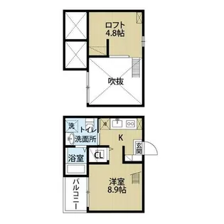 mint(ミント)【1階】の間取り