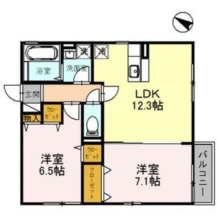 pal【2階】の間取り