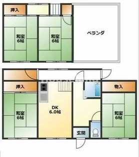 和歌山県和歌山市冬野【一戸建】の間取り