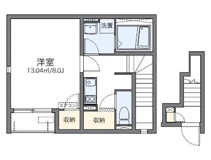 レオネクストHoneylake【2階】の間取り