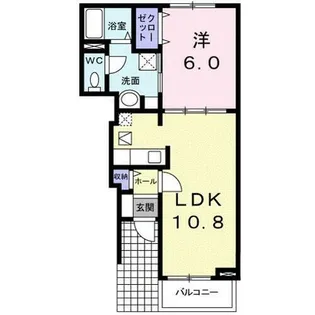 ラシュール コートⅡ【1階】の間取り