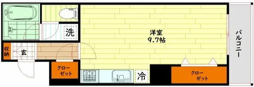 メゾン・プリオール【5階】の間取り