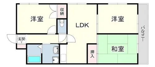 K クレーネー【1階】の間取り