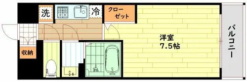 アドバンス大阪城北グレカーレ【10階】の間取り
