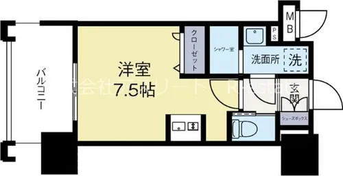 福岡県福岡市中央区白金1丁目【マンション】の間取り