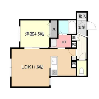 alivio元町【1階】の間取り