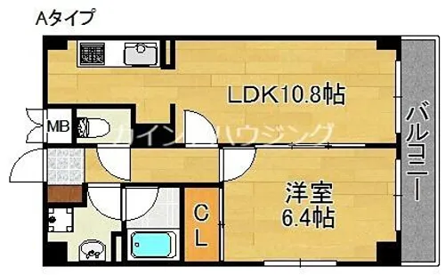 プランドール【2階】の間取り