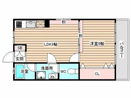 米治ハイツ【3階】の間取り