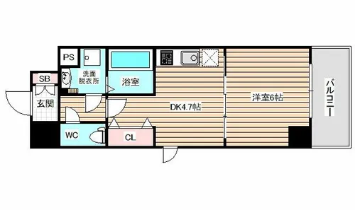 ファーストステージ梅田WEST【15階】の間取り