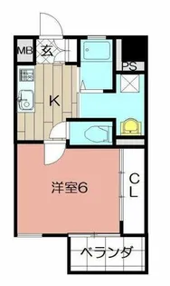 PROTO CITY TOBATA【2階】の間取り