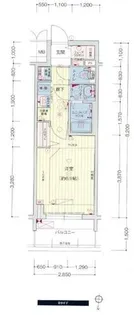 プレサンスTHE久屋大通レジェンド【7階】の間取り