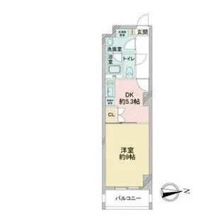 レジディア東桜【806号室】の間取り