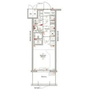 MAXIV新栄【11階】の間取り