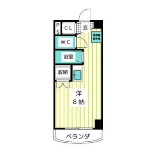エミネンス山中【4階】の間取り