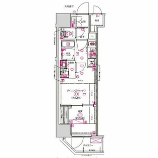 CREST TAPP名古屋山王【2階】の間取り